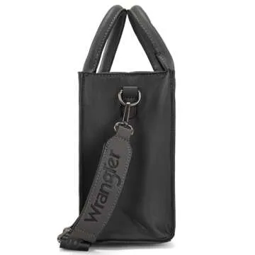 Wrangler Women's Tote Bag with Adjustable Strap and Pockets