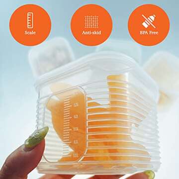 TeTeBak Airtight Food Storage Containers - 6PCS BPA Free