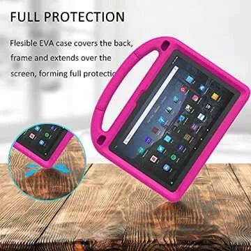 Fire HD 10 Kids Tablet Case Lightweight Shockproof Cover Pink