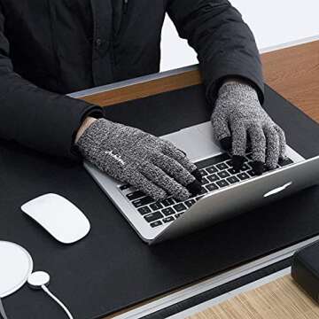 Achiou Winter Touch Screen Gloves for Men Women