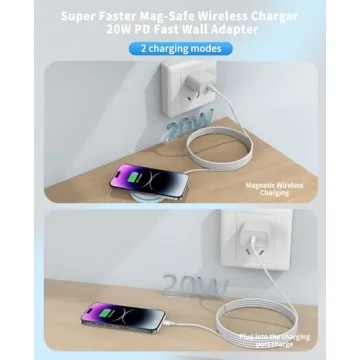Magnetic Wireless Charger for iPhone & AirPods
