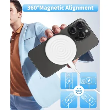 Magnetic Wireless Charger for iPhone & AirPods