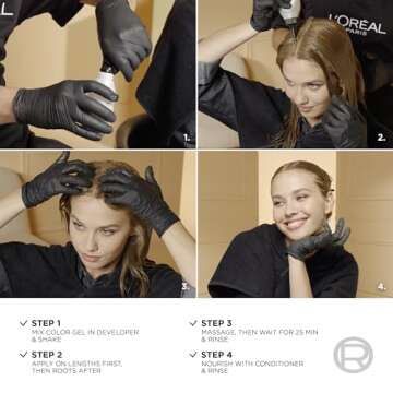 L'Oreal Paris Superior Preference Fade-Defying + Shine Permanent Hair Color, 1.0 Ultimate Black, Pack of 1, Hair Dye