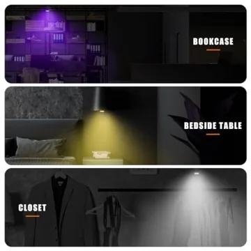 Augeny LED Interior Car Lights - 7 Color Portable Rechargeable