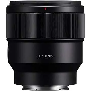 Sony FE 85mm f/1.8 Lens (SEL85F18/2) + Filter Kit + Lens Cap Keeper + Cleaning Kit + More (Renewed)