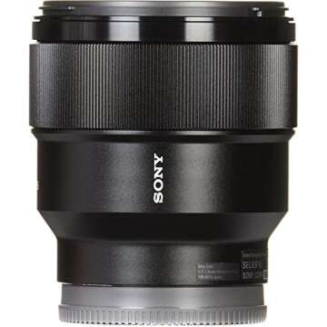 Sony FE 85mm f/1.8 Lens (SEL85F18/2) + Filter Kit + Lens Cap Keeper + Cleaning Kit + More (Renewed)