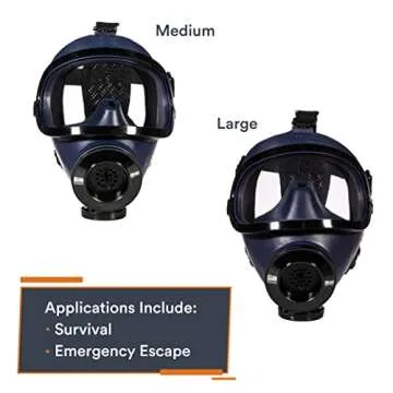 MIRA Safety Kids Mask Respirator Full Face-CBRN Medium