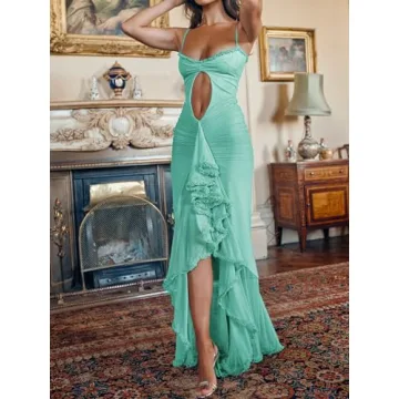 houstil Women's Elegant Summer Maxi Dress for Weddings