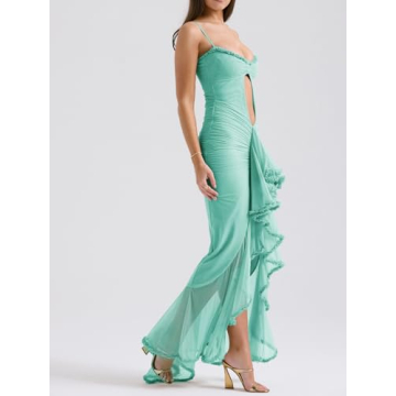 houstil Women's Elegant Summer Maxi Dress for Weddings