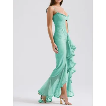 houstil Women's Elegant Summer Maxi Dress for Weddings