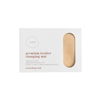 Vegan Leather Baby Changing Mat Portable Wipeable Reusable