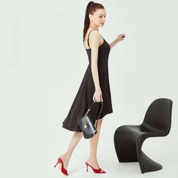 girgod Rhinestone Heels for Women Open Pointed Toe Heels Sparkly Slip On Mule Heels Wedding Dressy Pumps