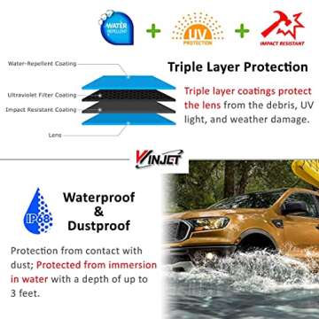 Winjet Fog Lights Compatible with [2006 2007 Honda Accord] Driving Fog Lights + Switch + Wiring Kit