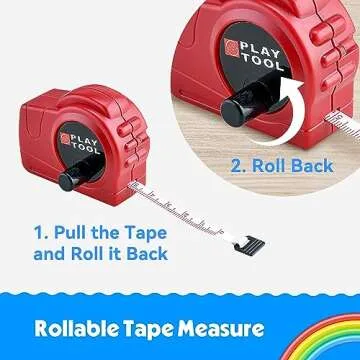 Toy Choi's Toy Leaf Blower - Kids Leaf Blower That Really Works with Toy Tool Set, Pretend Play Series Construction Outdoor Preschool Gardening Kids Tool Set, Toy Leaf Blower for Boys Girls Age 4-7