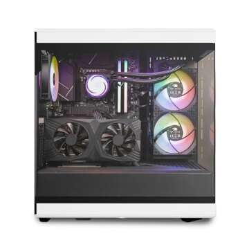 iBUYPOWER Y40 Gaming PC Computer Desktop Y40WI7N46T01 (Intel Core i7 13700KF, RTX 4060Ti 8GB, 32GB DDR5 5200 RGB (16x2), 2TB NVMe SSD, Windows 11 Home)