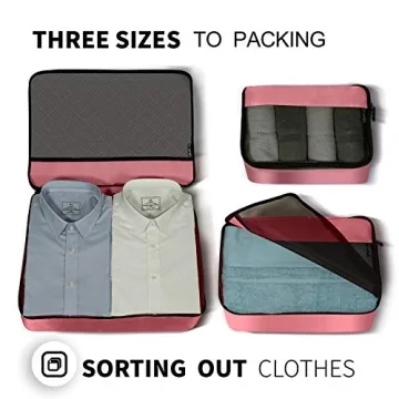 Packing Cubes Organizer Bags for Travel & Home Storage