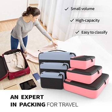 Packing Cubes Organizer Bags for Travel & Home Storage