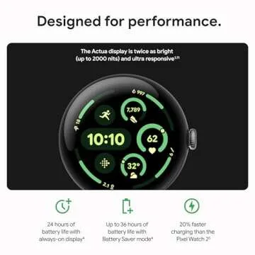 Google Pixel Watch 3 - Smartwatch with Fitness Tracking
