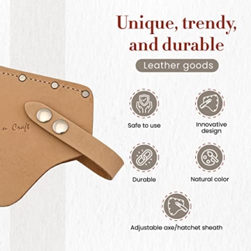 Style N Craft Heavy Duty Axe Sheath for Secure Protection