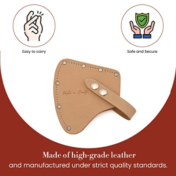 Style N Craft Heavy Duty Axe Sheath for Secure Protection