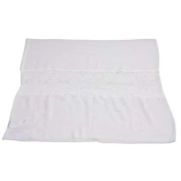 Women Soft Lace Infinity Scarf – 2018 New Design Plain Solid Thin Lightweight Loop White Scarf For Women Wrap Shawl Spring Summer, Ideal Gift, Fashion, Soft, Elegant, Light