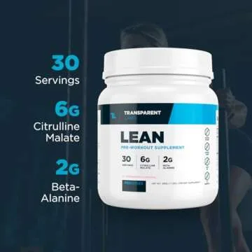 Transparent Labs Lean Pre-Workout for Strength and Focus