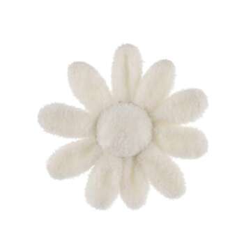 Soft Plush Daisy Rattle Toy for Newborns and Infants