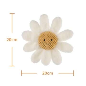 Soft Plush Daisy Rattle Toy for Newborns and Infants