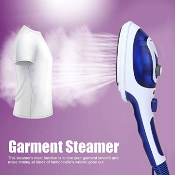 Portable 800W Garment Steamer for Effortless Removal of Wrinkles