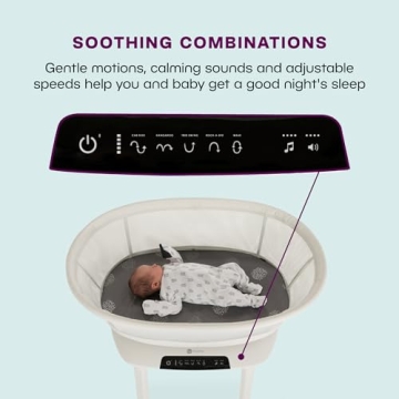 4moms MamaRoo Sleep Bassinet with Adjustable Features