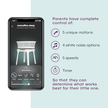 4moms MamaRoo Sleep Bassinet with Adjustable Features