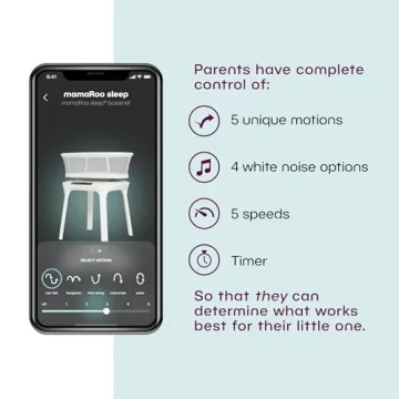 4moms MamaRoo Sleep Bassinet with Adjustable Features