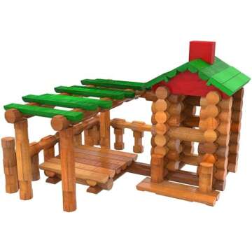 Knex 00842 Lincoln Logs Classic Meetinghouse Building Set