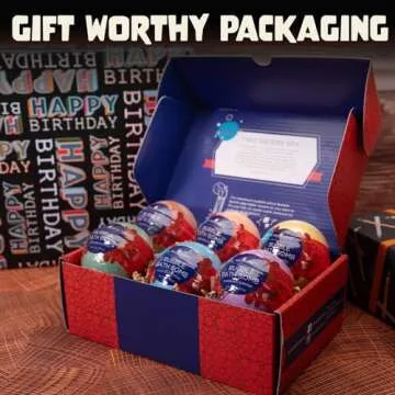 Magical Superhero Bath Bombs with Surprise Toys for Kids