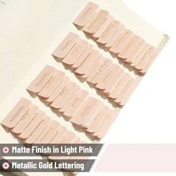 Mr. Pen- Bible Tabs, 75 Tabs, Metallic Gold Lettering, Laminated Bible Tabs for Women and Men, Bible Tabs for Study Bible, Bible Index Tabs, Bible Book Tabs, Bible Labels Tabs, Mr Pen Bible Tabs