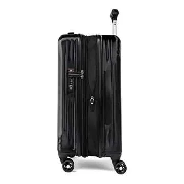 Travelpro Maxlite Air Hardside Expandable Carry on Luggage, 8 Spinner Wheels, Lightweight Hard Shell Polycarbonate Suitcase, Black, Carry On 21-Inch