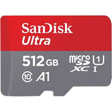 [Older Version] SanDisk 512GB Ultra MicroSDXC UHS-I Memory Card with Adapter - Reliable Storage for ...