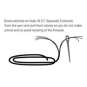 ITSTITCH Counted Cross Stitch Kits for Adults 21x21 inch Holiday Gift Easy Cross-Stitching NO Pattern for Home Decor, 14CT White Fabric Embroidery Crafts Needlepoint Kit Four Season of Life