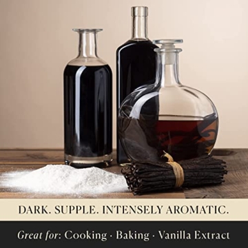 10 Organic Madagascar Vanilla Beans for Baking & Extract