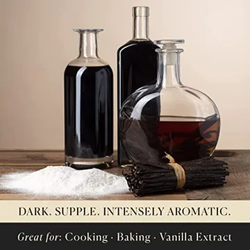 10 Organic Madagascar Vanilla Beans for Baking & Extract