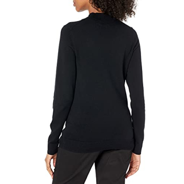 Shop Amazon Essentials Women's Lightweight Mockneck Sweater