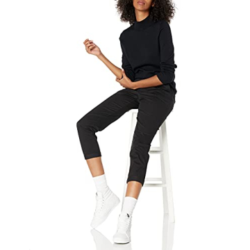 Shop Amazon Essentials Women's Lightweight Mockneck Sweater