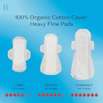 The Honey Pot Company - Herbal Sanitary Pads for Women - Heavy Flow Overnight w/Wings - Infused w/Essential Oils for Cooling Effect & Organic Cotton Cover - Feminine Care - FSA & HSA - 16 ct