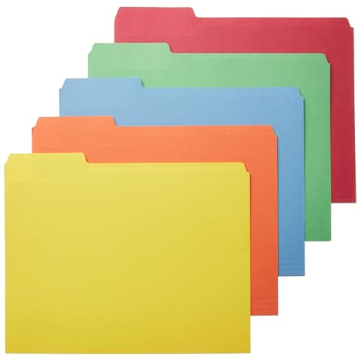 Efficient Amazon Basics Letter Size File Folders - 100 Pack