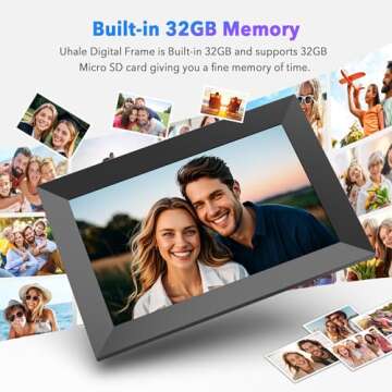 Uhale 10.1" Digital Picture Frame for Memories and Wishes