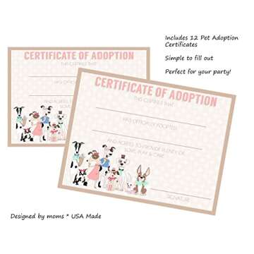 Calling All Party Animals - Puppy Adoption Party Supplies (12 Pack)