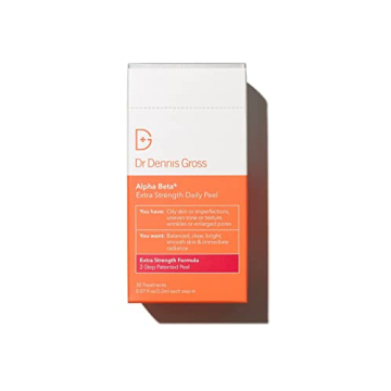 Dr. Dennis Gross Alpha Beta Extra Strength Daily Peel: for Oily Skin, Uneven Tone or Texture, Wrinkl...