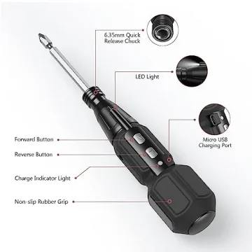 LOFICOPER Electric Screwdriver Set - Versatile & Efficient Tool