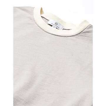 AG Adriano Goldschmied mens Hydro Color Block Crew Hooded Sweatshirt, Pale Smoke/Ivory Dust, Medium ...