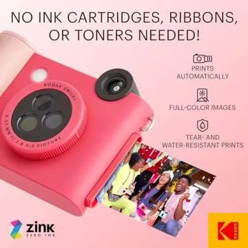 KODAK Smile+ Instant Camera & Photo Printer for Creative Fun